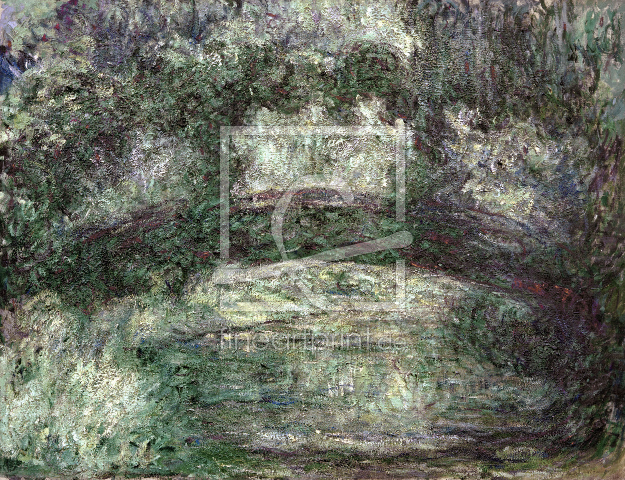 Bild-Nr.: 30004146 C.Monet, Die japanische Brücke erstellt von Monet, Claude
