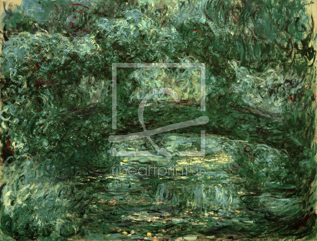 Bild-Nr.: 30004148 C.Monet, Die japanische Brücke erstellt von Monet, Claude