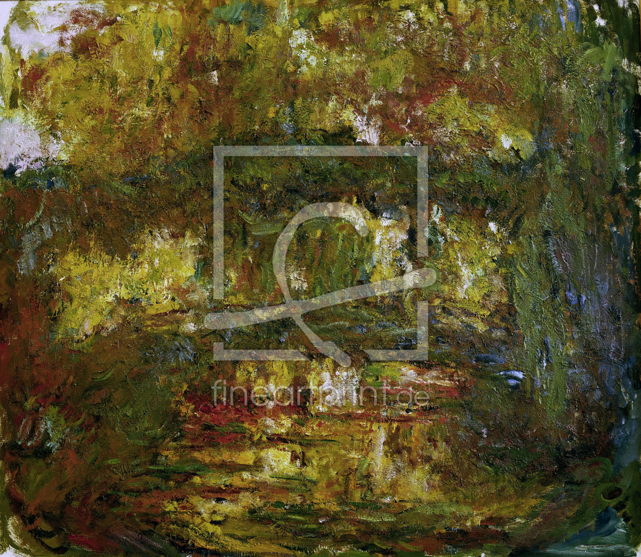 Bild-Nr.: 30004154 Monet / The Japanese bridge / 1918/24 erstellt von Monet, Claude