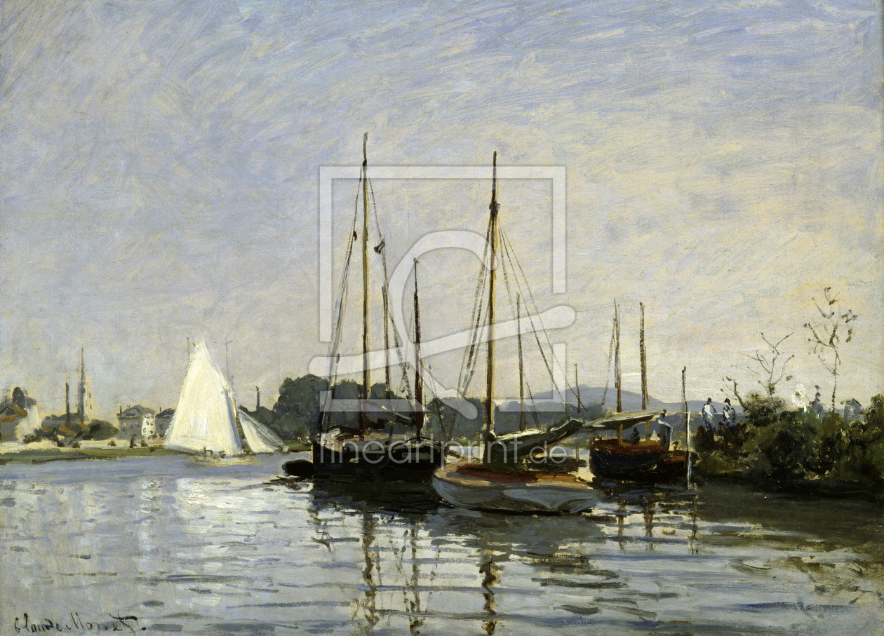 Bild-Nr.: 30004228 C.Monet / Pleasure boats near Argenteuil erstellt von Monet, Claude