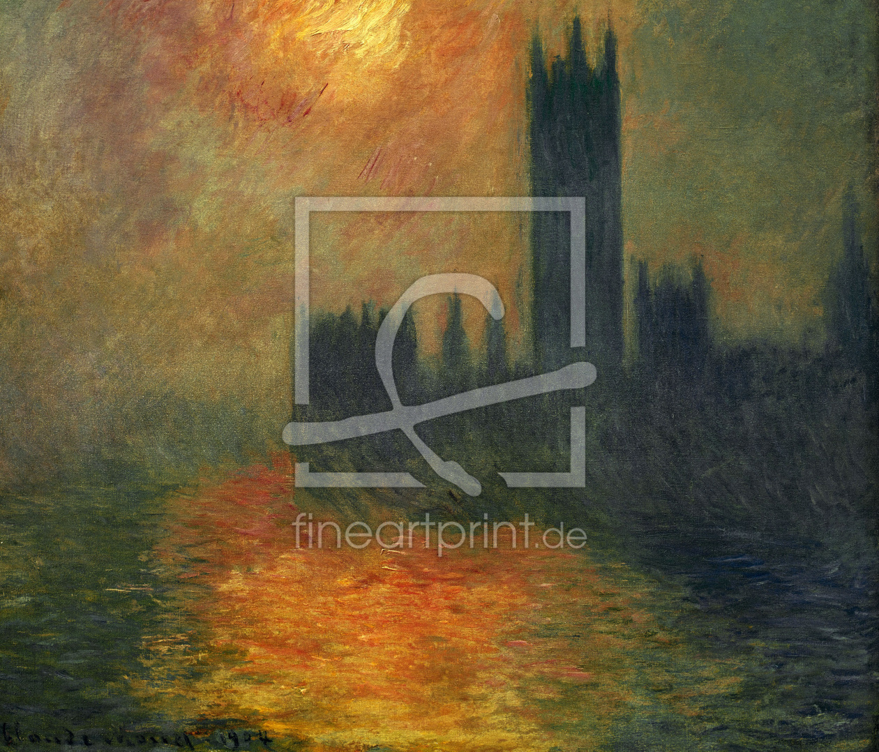 Bild-Nr.: 30004244 Monet / Parliament (London) / 1904 erstellt von Monet, Claude