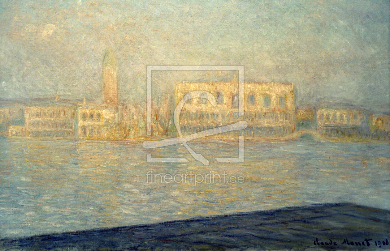 Bild-Nr.: 30004262 C.Monet, Der Dogenpalast erstellt von Monet, Claude