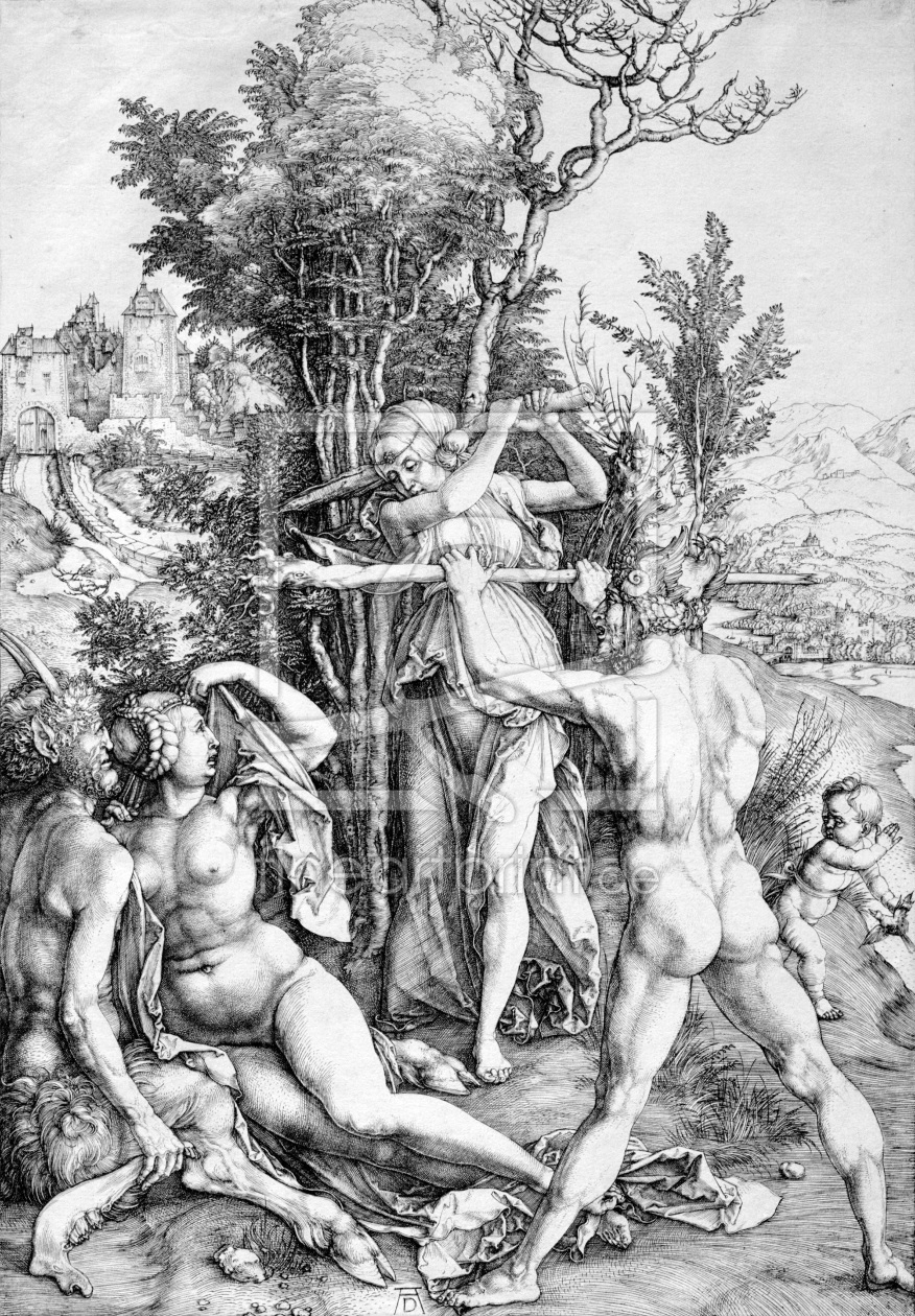 Bild-Nr.: 30004268 A.Dürer, Hercules at Crossroads / Engr. erstellt von Dürer, Albrecht