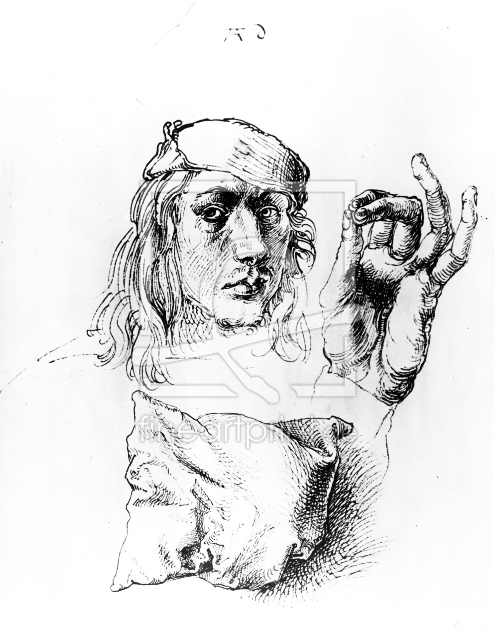 Bild-Nr.: 30004276 Albrecht DÃ¼rer / Self-portrait / c.1490 erstellt von DÃ¼rer, Albrecht