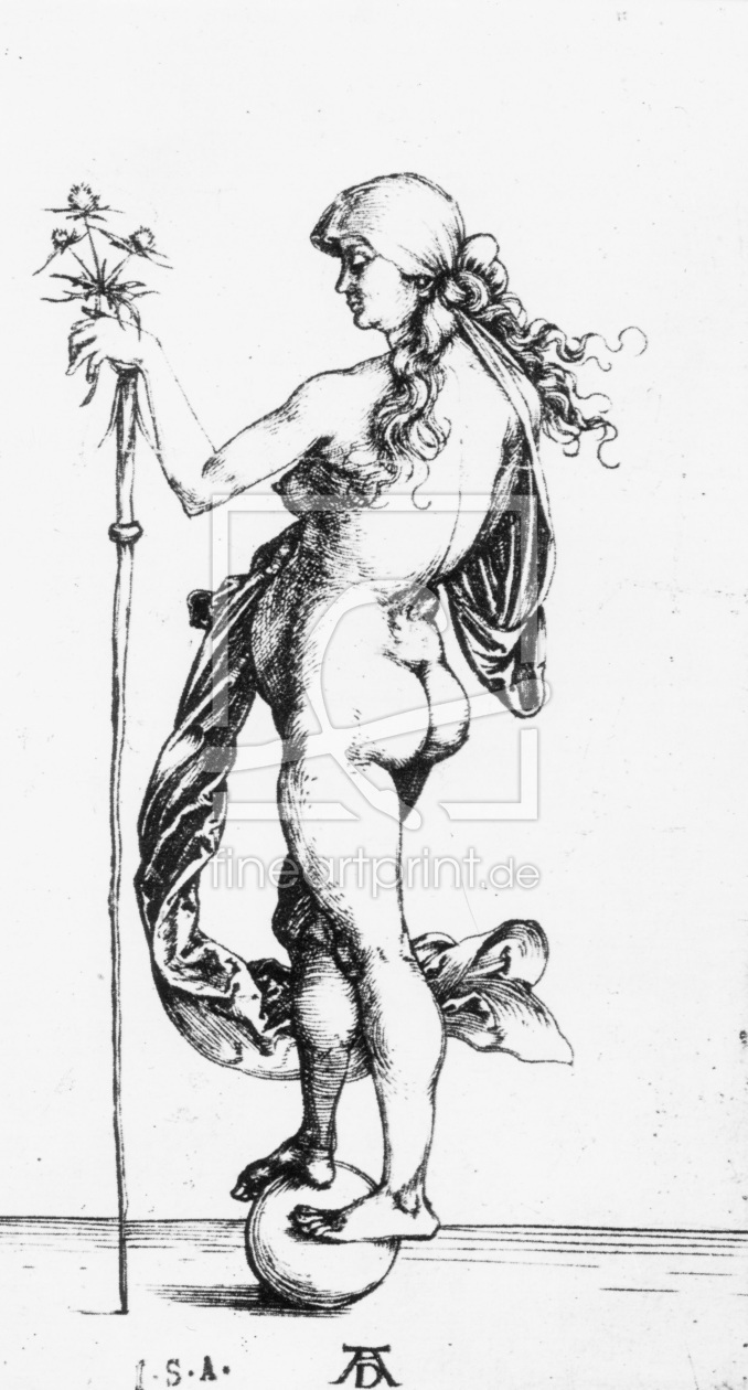 Bild-Nr.: 30004296 Duerer / Fortuna (Das kleine Glück) erstellt von Dürer, Albrecht