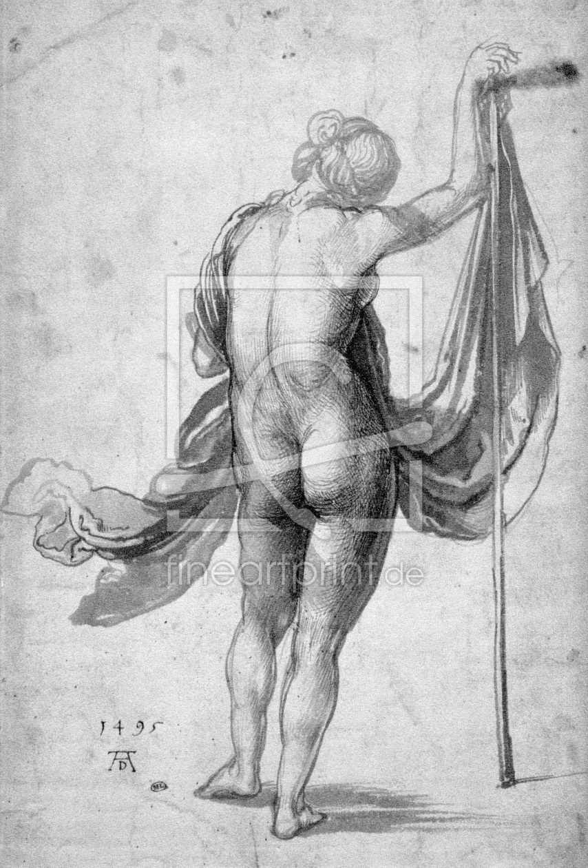 Bild-Nr.: 30004330 A.Dürer, Female Nude from Behind / Draw. erstellt von Dürer, Albrecht