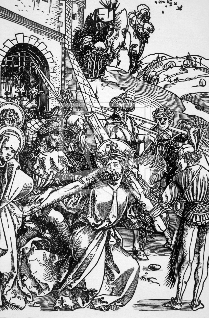 Bild-Nr.: 30004530 Carrying the Cross / Dürer / c.1495 erstellt von Dürer, Albrecht