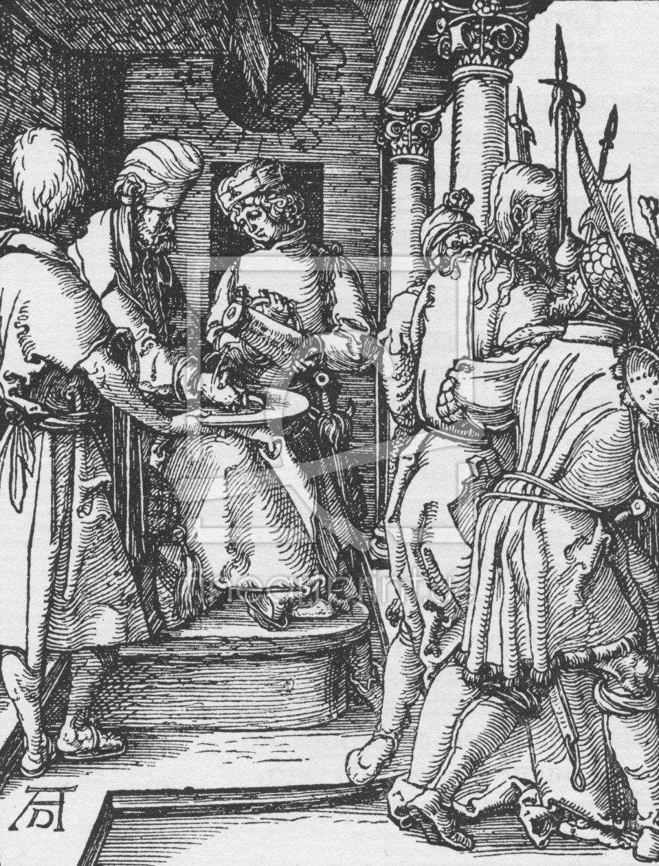 Bild-Nr.: 30004556 Pilate washes his hands / Dürer / c1509 erstellt von Dürer, Albrecht