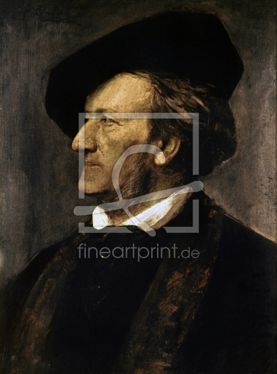 Bild-Nr.: 30004662 Wagner / Portrait by Lenbach / 1871 erstellt von Lenbach, Franz