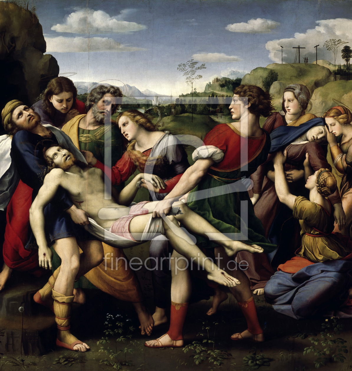Bild-Nr.: 30004692 Raphael / The Entombment of Christ erstellt von Raffaello Santi (Raffael)