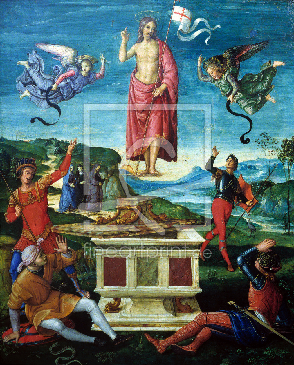 Bild-Nr.: 30004698 Raphael/The Resurrection o.Christ/c.1499 erstellt von Raffaello Santi (Raffael)