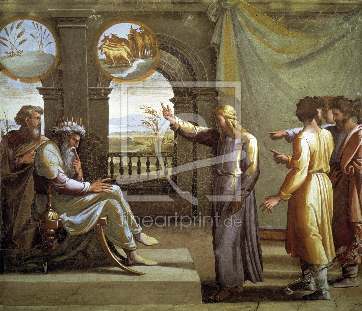 Bild-Nr.: 30004714 Raphael/Joseph a.Pharaoh's dreams/c.1515 erstellt von Raffaello Santi (Raffael)