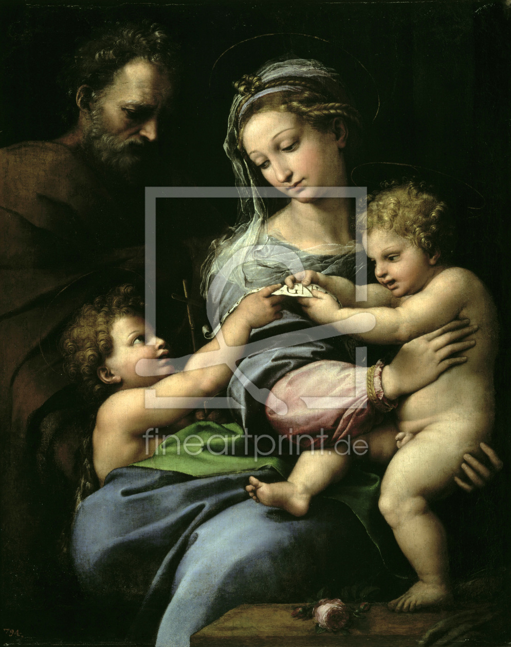 Bild-Nr.: 30004716 Raphael / Madonna with the rose / c.1518 erstellt von Raffaello Santi (Raffael)