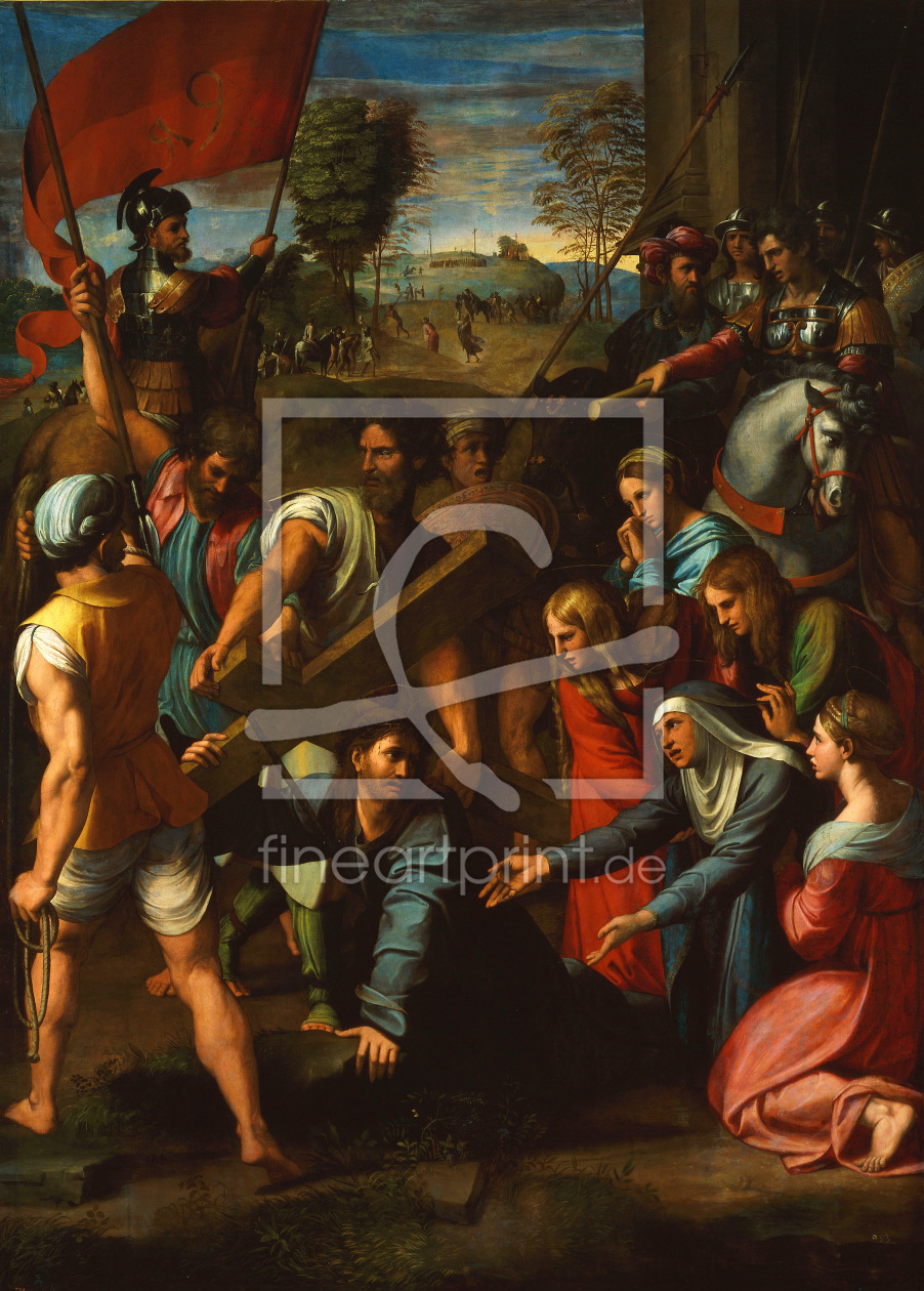 Bild-Nr.: 30004730 Raphael/Christ carrying the Cross/c.1516 erstellt von Raffaello Santi (Raffael)