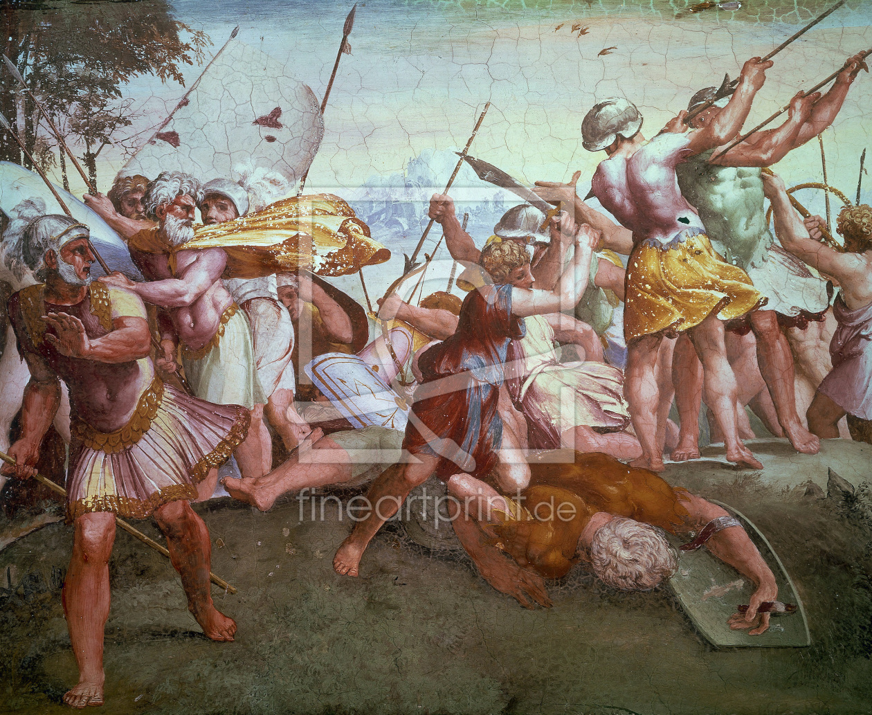 Bild-Nr.: 30004756 Raphael / David and Goliath / c.1515 erstellt von Raffaello Santi (Raffael)