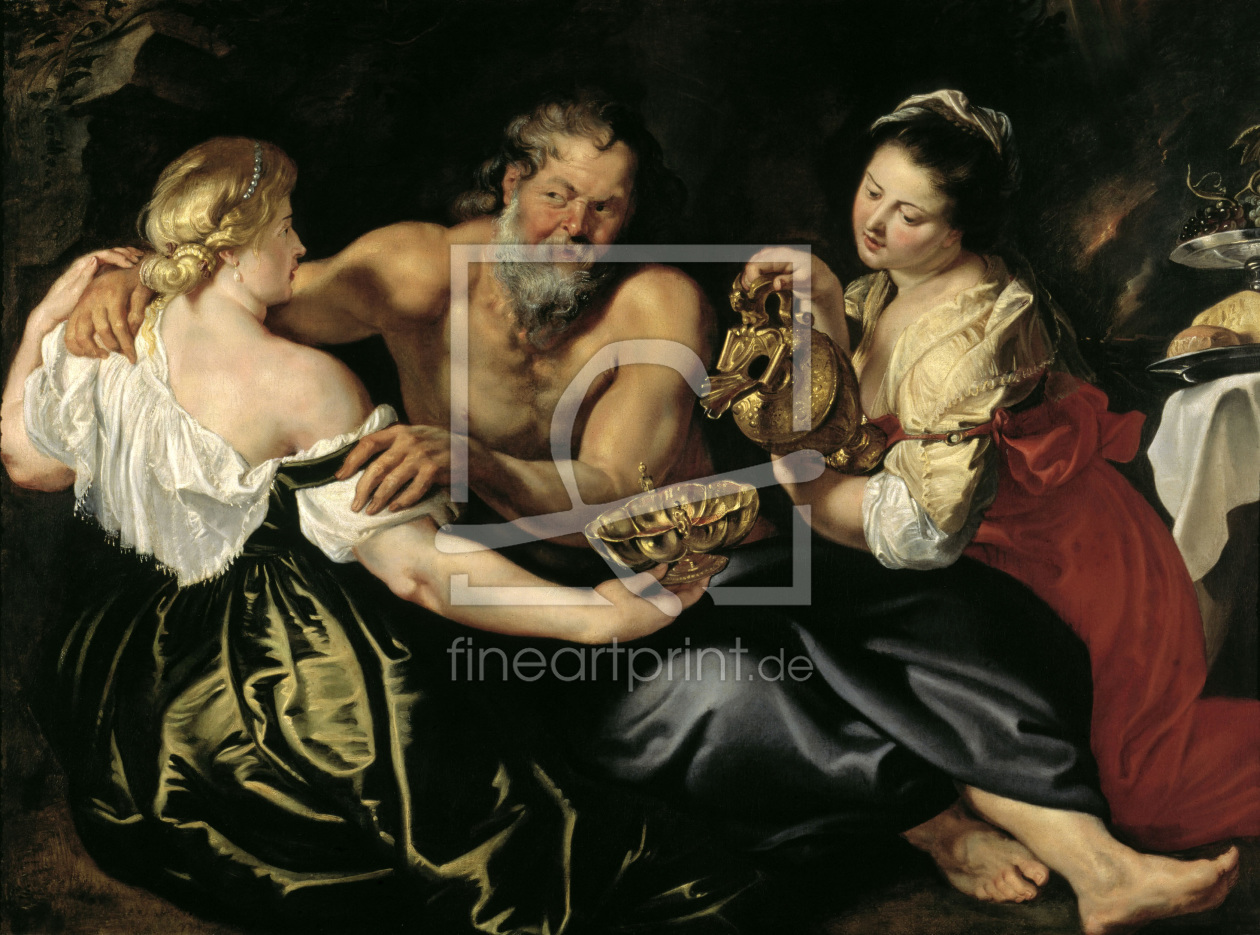 Bild-Nr.: 30005062 P.P. Rubens, Lot und seine TÃ¶chter erstellt von Rubens, Peter Paul