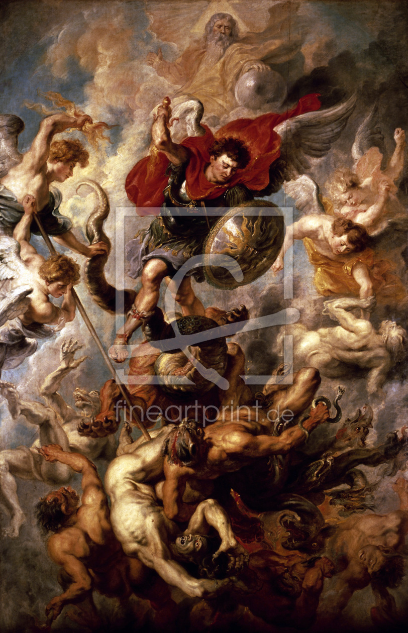 Bild-Nr.: 30005210 P. P. Rubens / The Fall of the Angels erstellt von Rubens, Peter Paul