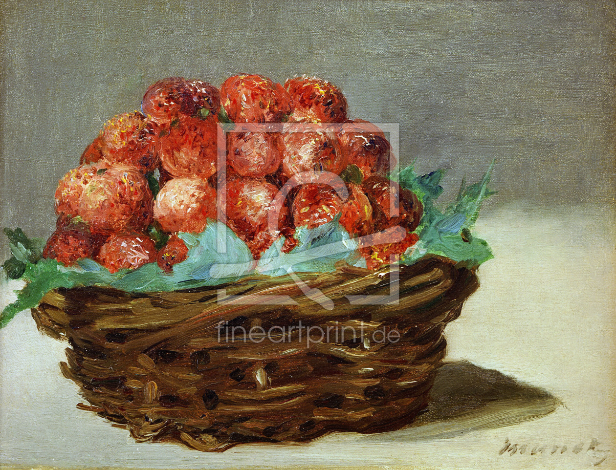 Bild-Nr.: 30005344 Edouard Manet, Erdbeerkorb erstellt von Manet, Edouard