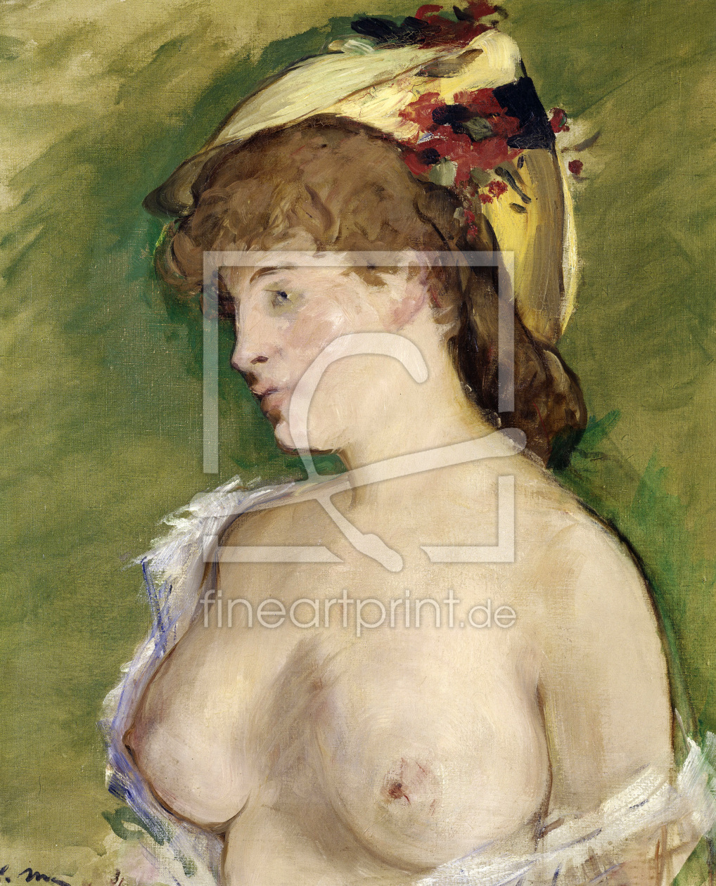 Bild-Nr.: 30005370 Manet / Blonde with bare breasts / 1878 erstellt von Manet, Edouard
