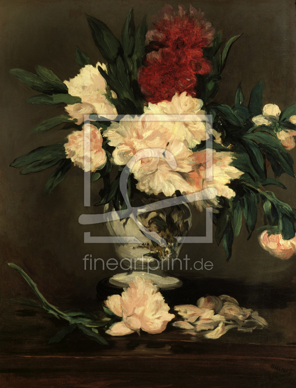 Bild-Nr.: 30005416 E.Manet / Vase with peonies / 1864 erstellt von Manet, Edouard