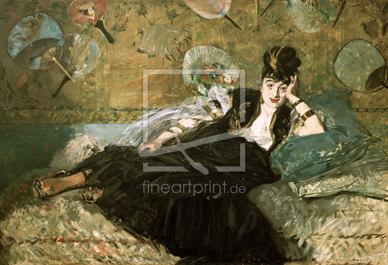Bild-Nr.: 30005454 E.Manet, Woman with a Fan erstellt von Manet, Edouard