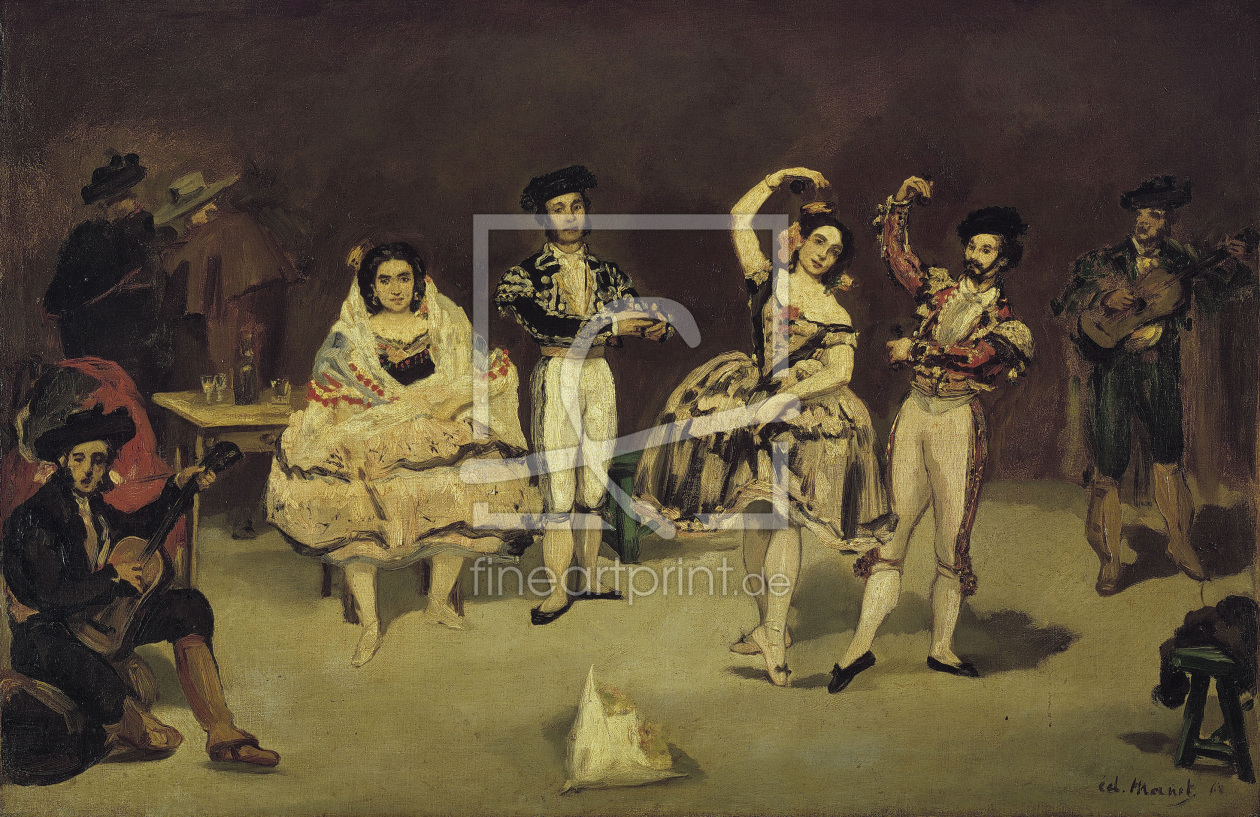 Bild-Nr.: 30005464 Manet / The Spanish Ballet / 1862 erstellt von Manet, Edouard