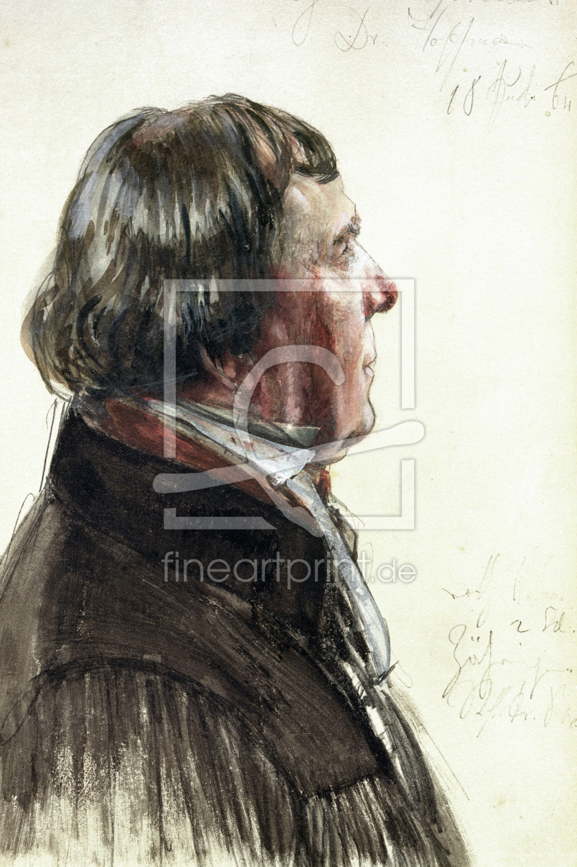 Bild-Nr.: 30005710 Ludwig Hoffmann, Portrait study, Menzel erstellt von von Menzel, Adolph Friedrich Erdmann
