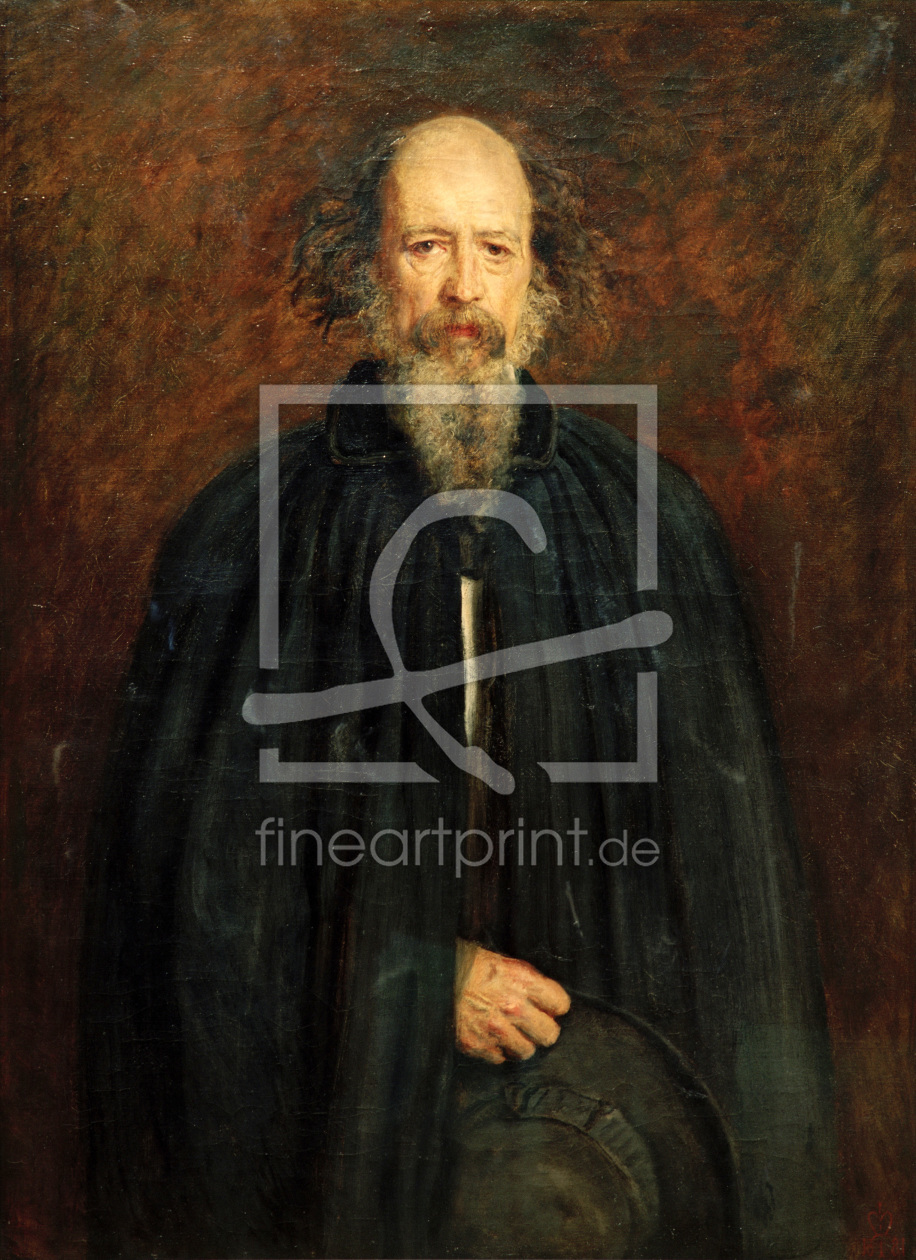 Bild-Nr.: 30005892 Lord Tennyson / Painting by J.E.Millais erstellt von Millais, Sir John Everett