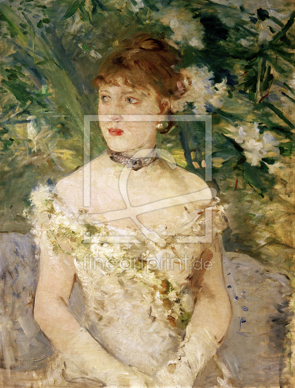 Bild-Nr.: 30005948 B.Morisot, Young woman in ball gown erstellt von Morisot, Berthe