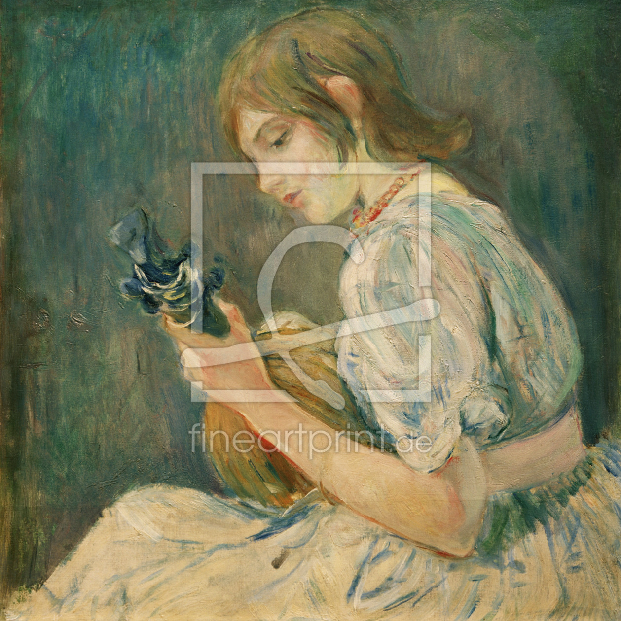 Bild-Nr.: 30005960 B.Morisot, The Mandolin, 1889 erstellt von Morisot, Berthe