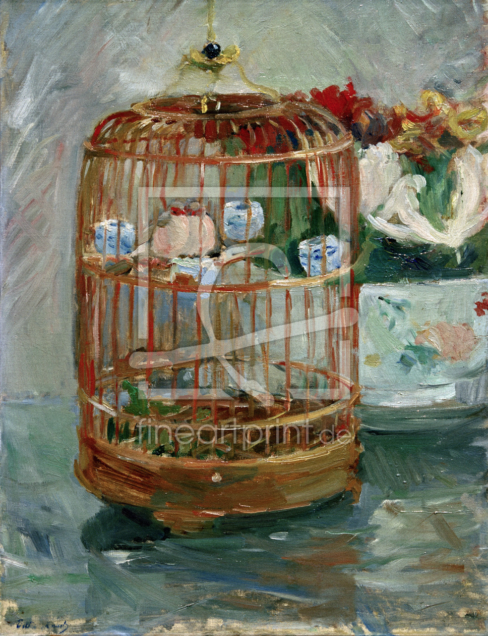 Bild-Nr.: 30006000 B.Morisot, The Cage, 1885 erstellt von Morisot, Berthe