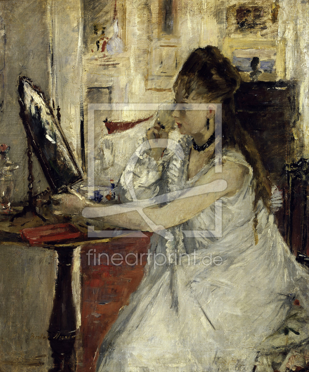 Bild-Nr.: 30006016 Morisot / Jeune femme se poudrant / 1877 erstellt von Morisot, Berthe