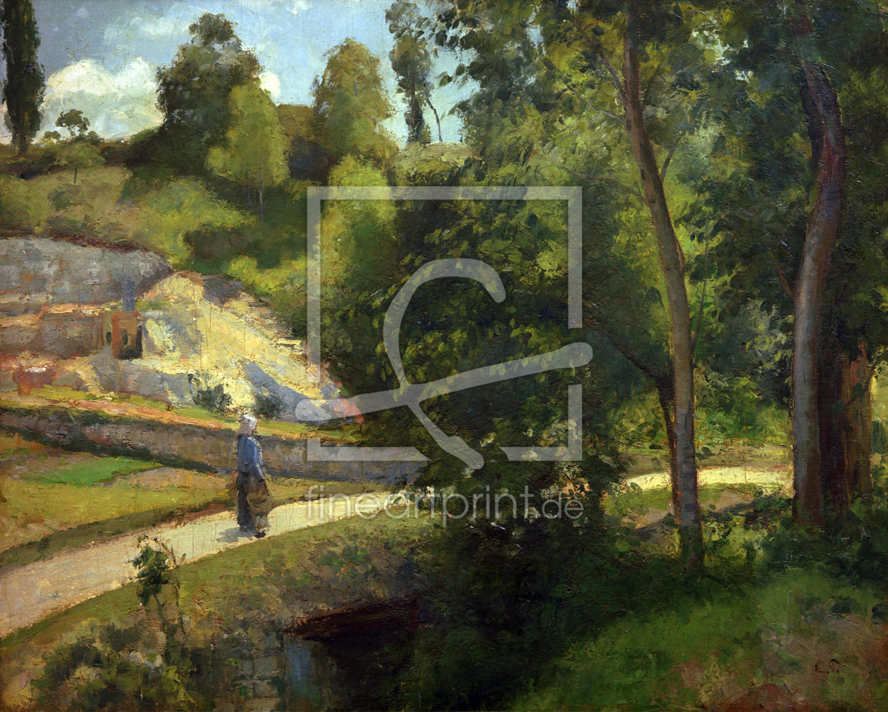 Bild-Nr.: 30006262 Pissarro / The quarry, Pontoise / c.1875 erstellt von Pissarro, Camille