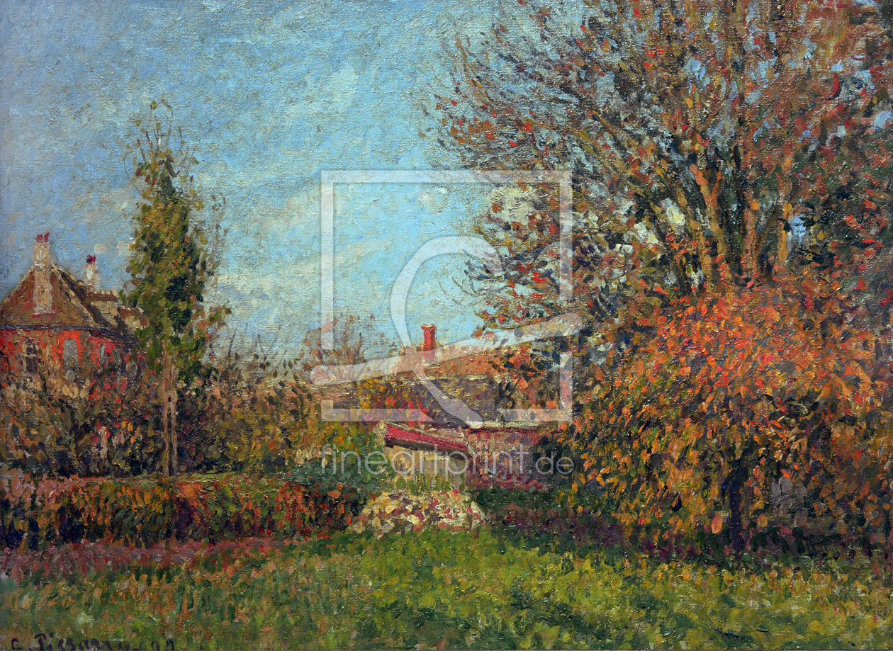 Bild-Nr.: 30006282 Pissarro / Autumn in Eragny / 1899 erstellt von Pissarro, Camille