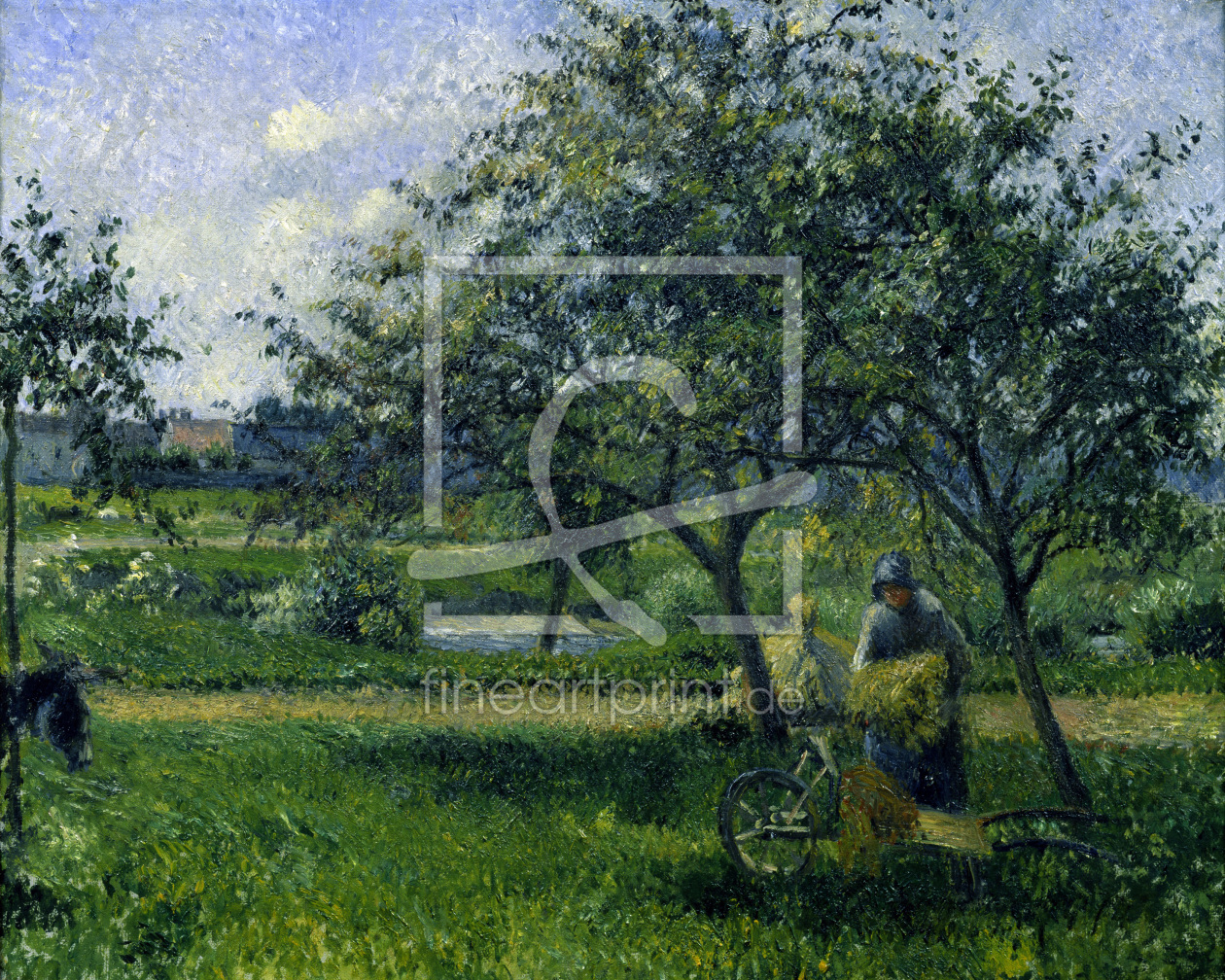 Bild-Nr.: 30006394 C.Pissarro / The Wheelbarrow / c.1881 erstellt von Pissarro, Camille