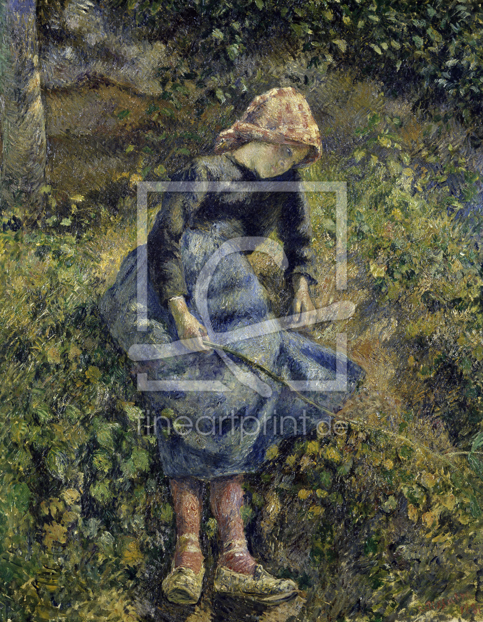 Bild-Nr.: 30006400 C.Pissarro, Jeune Fille a la Baguette erstellt von Pissarro, Camille