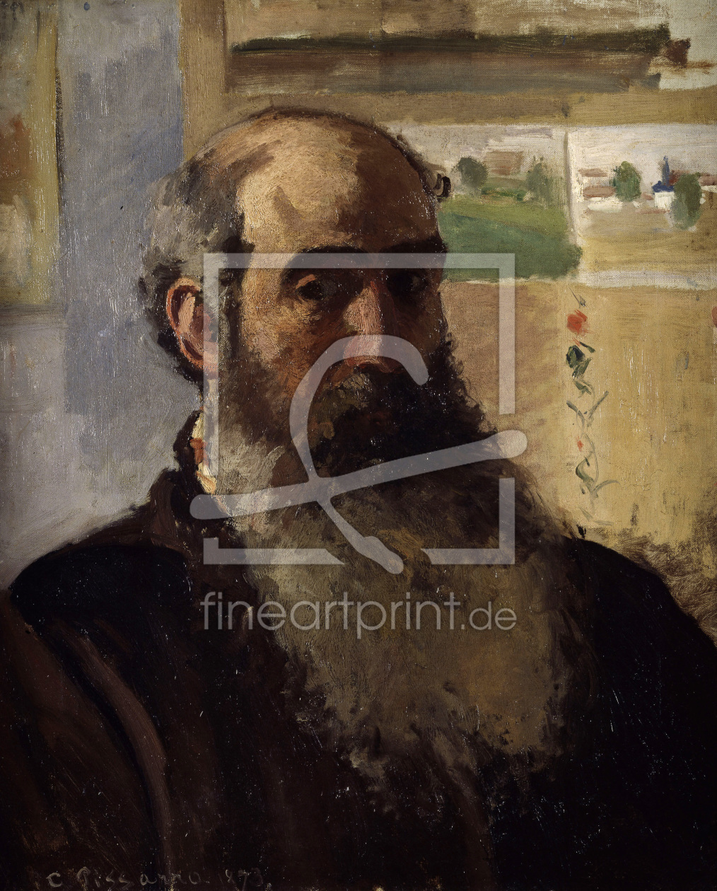 Bild-Nr.: 30006414 Pissarro / Self-portrait / 1873 erstellt von Pissarro, Camille