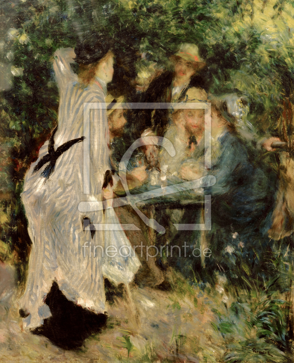 Bild-Nr.: 30006432 A.Renoir /The Garden Shed/ Paint./ C19th erstellt von Renoir, Pierre-Auguste