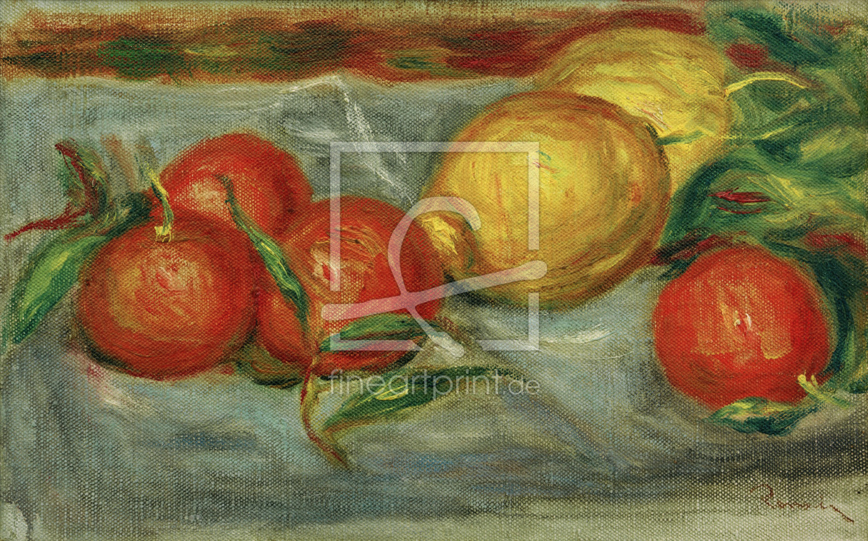 Bild-Nr.: 30006462 A.Renoir, Stilleben mit ZitrusfrÃ¼chten erstellt von Renoir, Pierre-Auguste