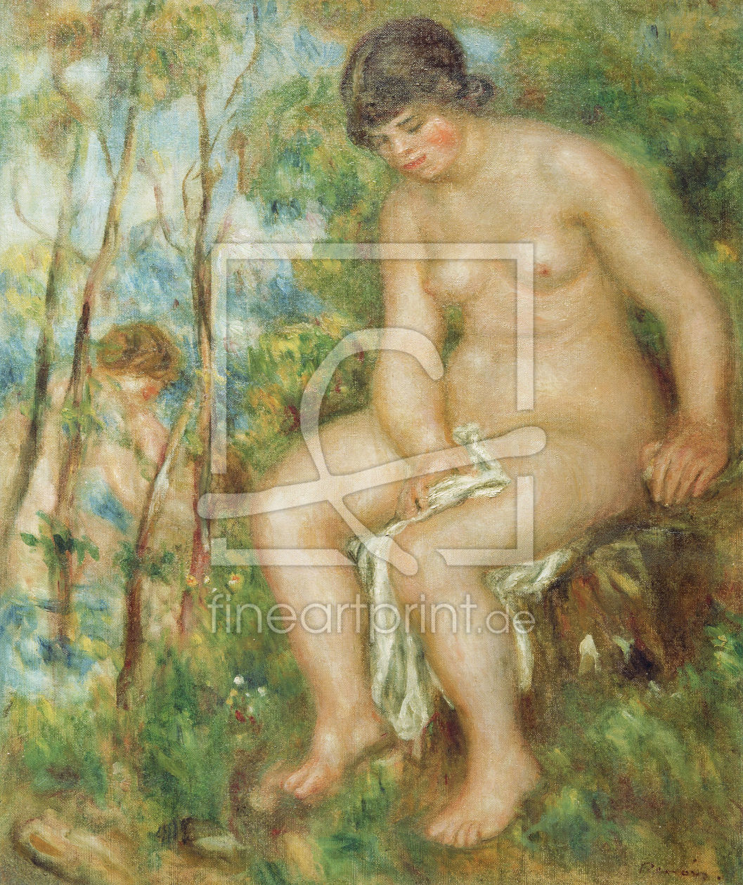 Bild-Nr.: 30006464 Renoir / The Bather / c.1915 erstellt von Renoir, Pierre-Auguste