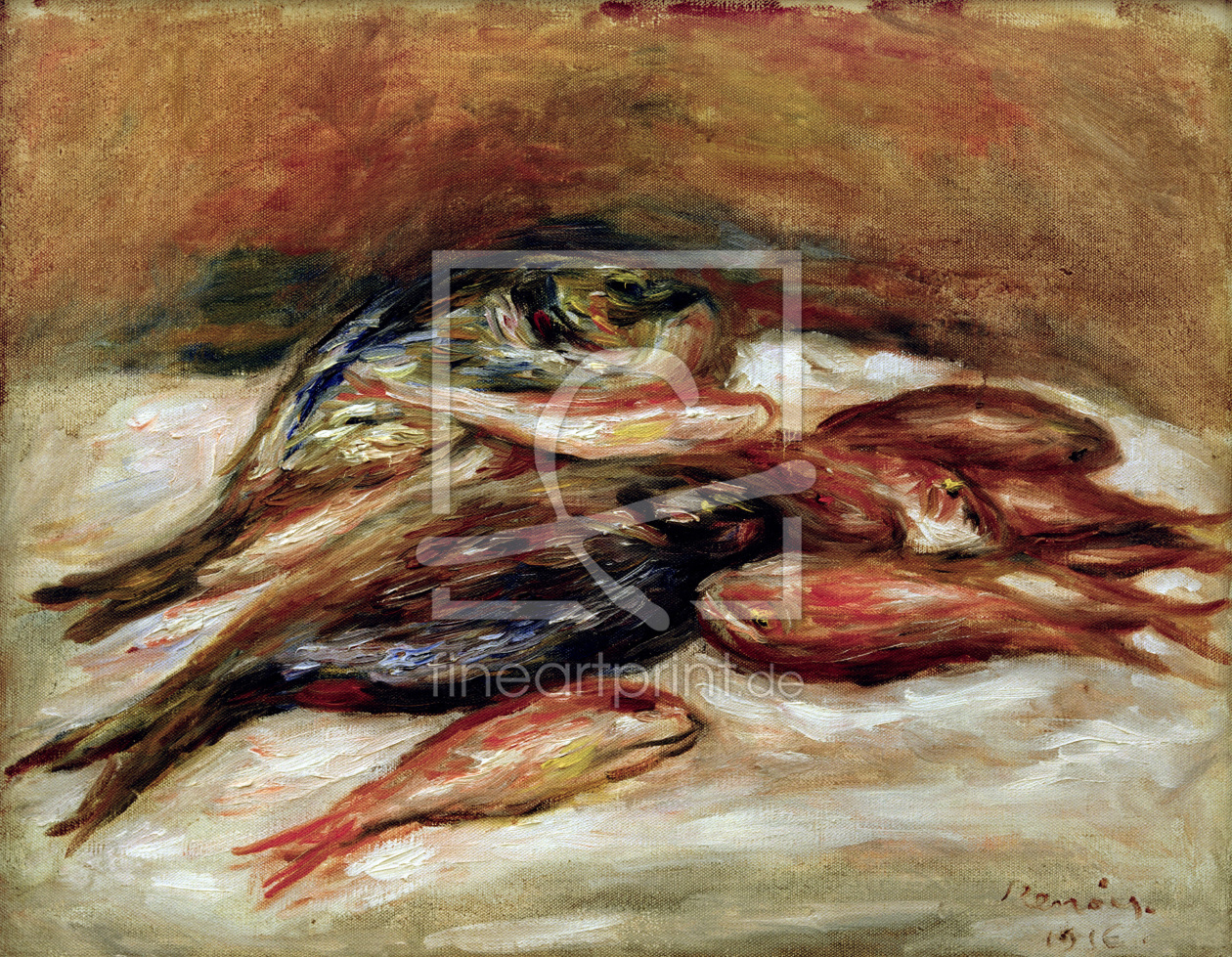 Bild-Nr.: 30006590 P.-A.Renoir, Stilleben mit Fischen erstellt von Renoir, Pierre-Auguste