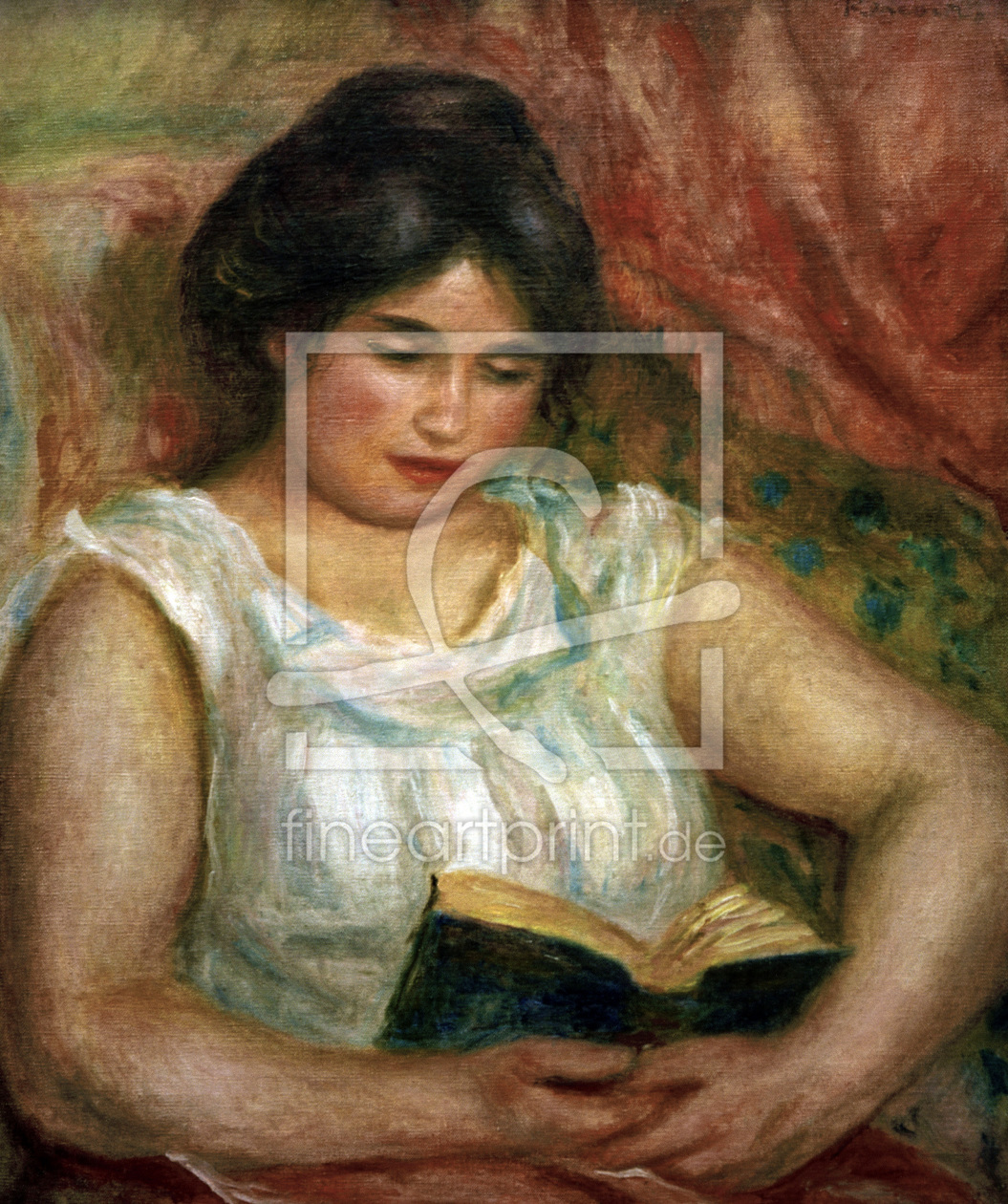 Bild-Nr.: 30006600 A.Renoir, Gabrielle bei der LektÃ¼re erstellt von Renoir, Pierre-Auguste
