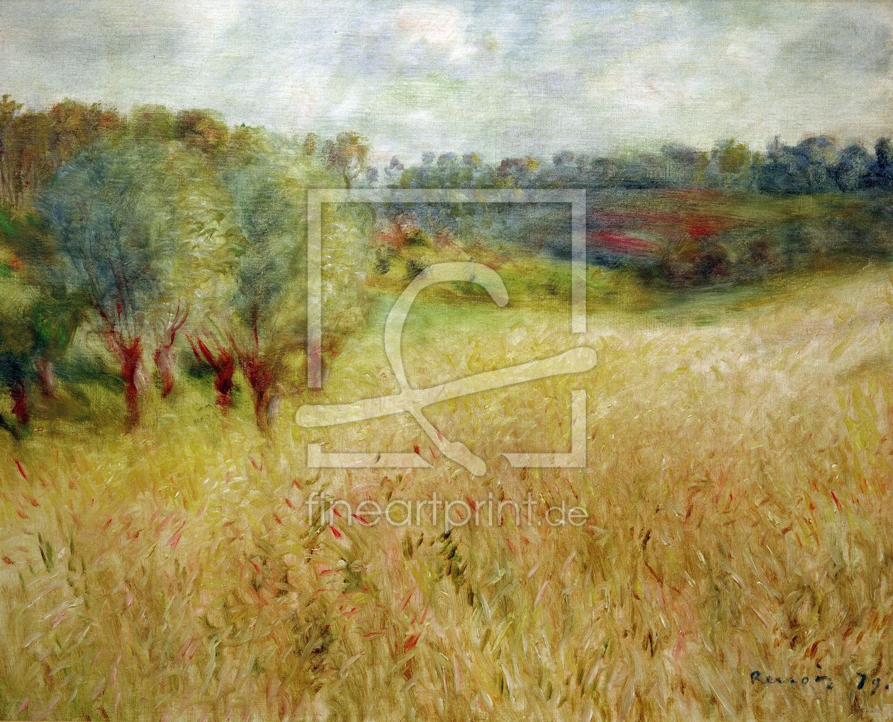 Bild-Nr.: 30006628 Renoir / The cornfield / 1879 erstellt von Renoir, Pierre-Auguste