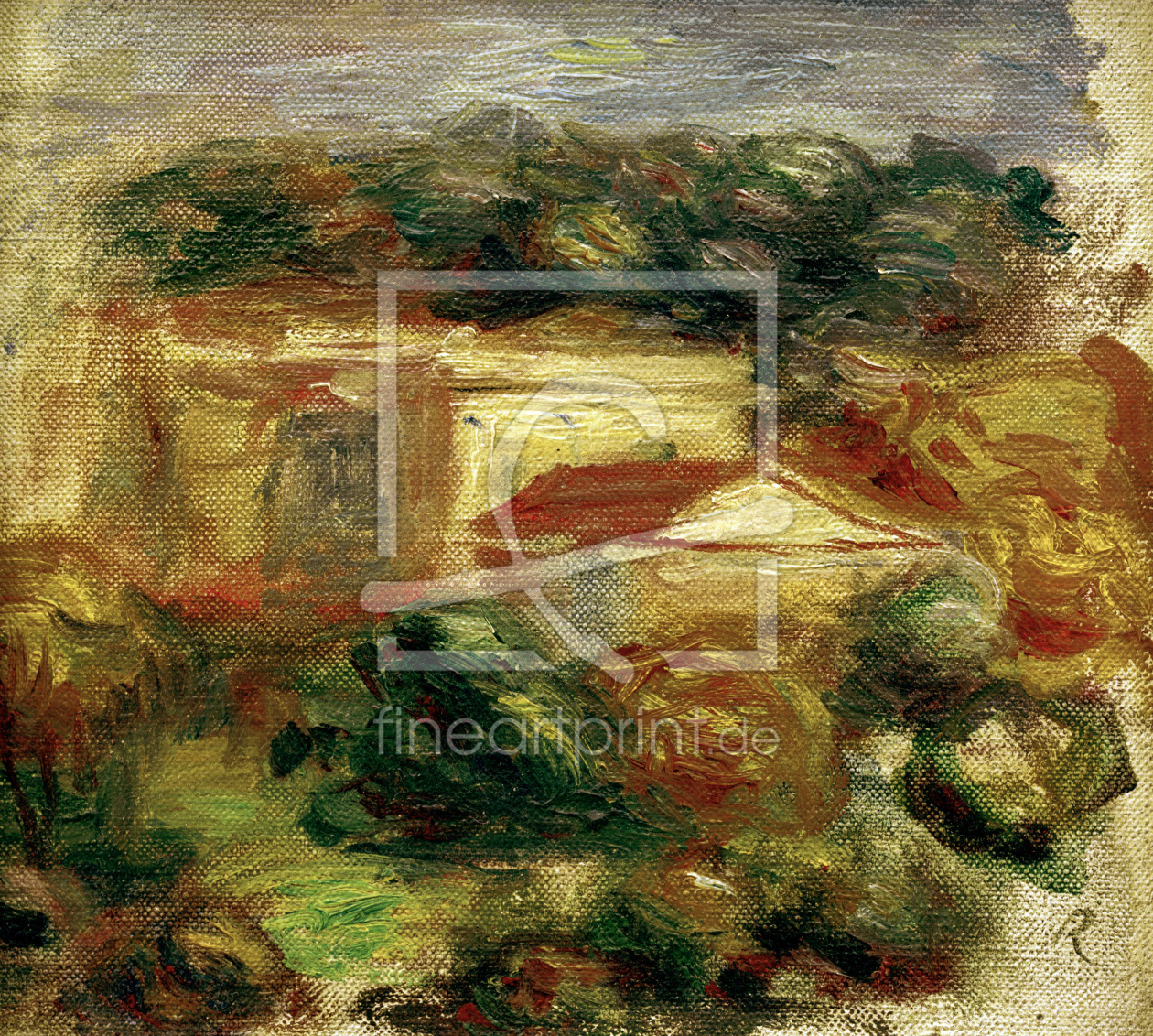 Bild-Nr.: 30006654 P.-A.Renoir, Landschaft am Mittelmeer erstellt von Renoir, Pierre-Auguste