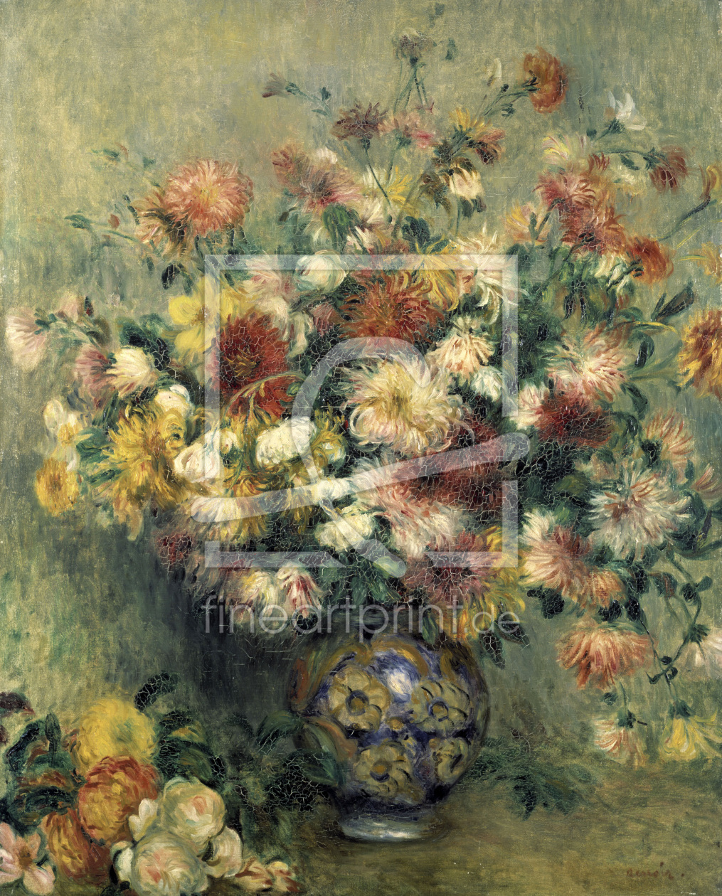 Bild-Nr.: 30006858 Renoir / Les dahlias / Undated erstellt von Renoir, Pierre-Auguste