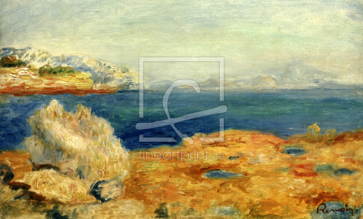 Bild-Nr.: 30006868 A.Renoir, KÃ¼stenlandschaft erstellt von Renoir, Pierre-Auguste