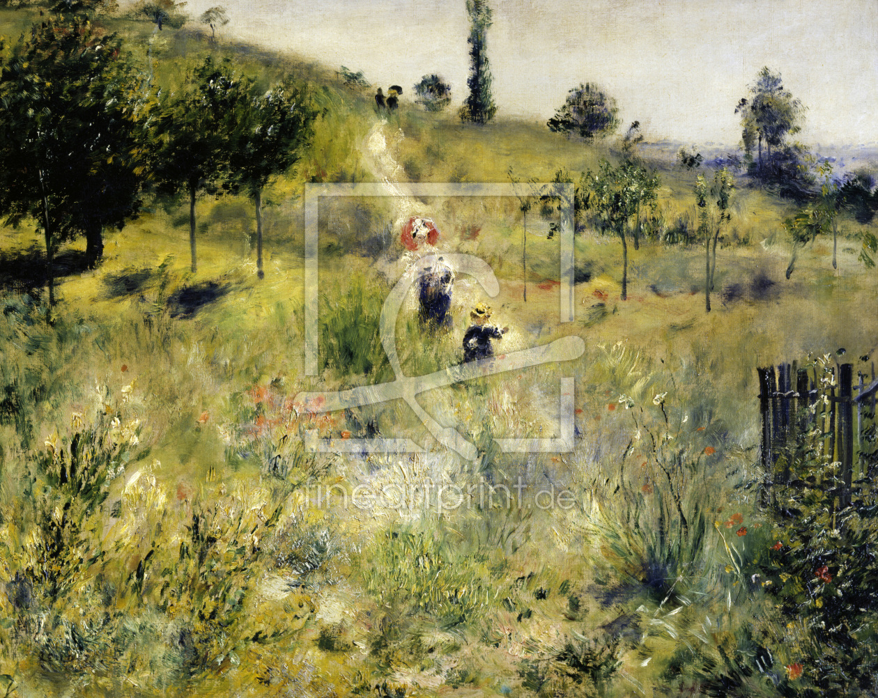 Bild-Nr.: 30006876 Auguste Renoir, Chemin montant... 1876/7 erstellt von Renoir, Pierre-Auguste