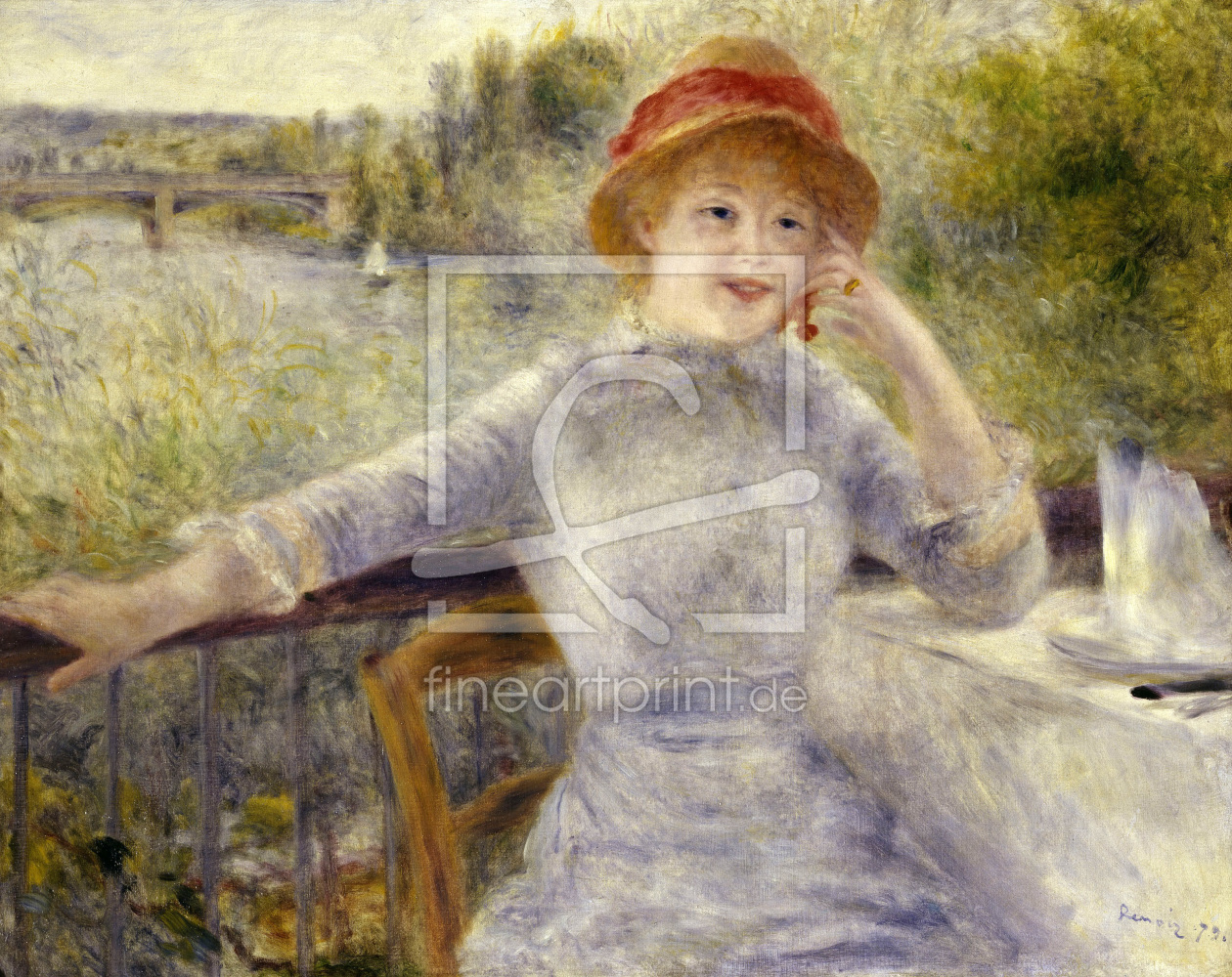 Bild-Nr.: 30006888 A.Renoire, Alphonsine Fournaise erstellt von Renoir, Pierre-Auguste