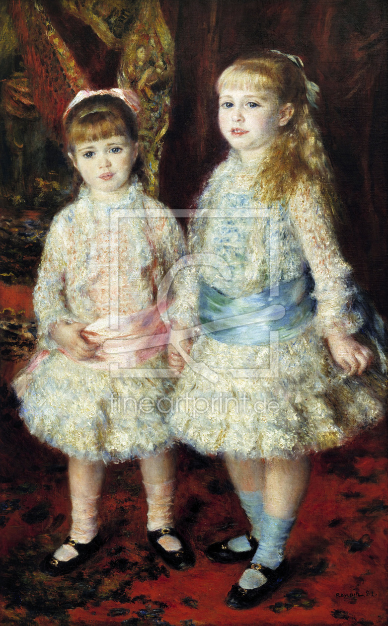 Bild-Nr.: 30006896 Renoir /Demoiselles Cahen d'Anvers /1881 erstellt von Renoir, Pierre-Auguste
