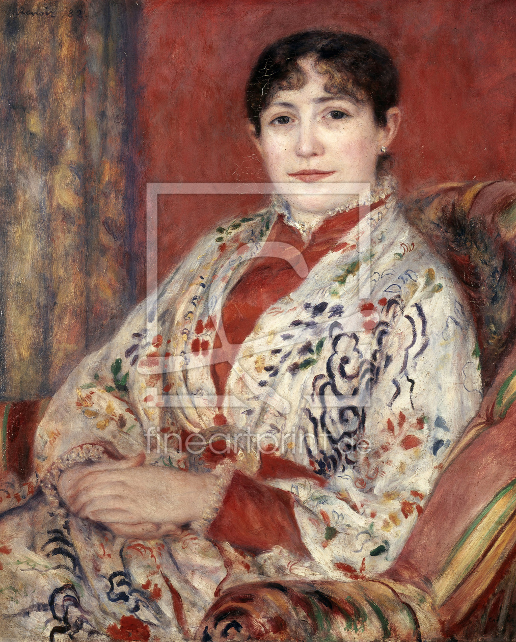 Bild-Nr.: 30006930 A.Renoir, Picture of Mme Leriaux 1886 erstellt von Renoir, Pierre-Auguste